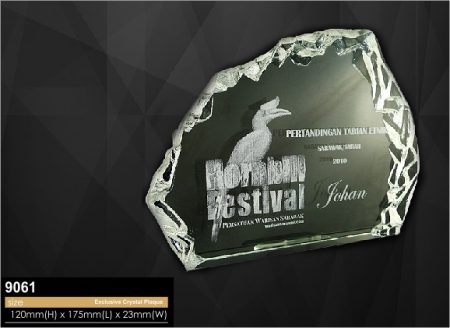 Crystal Plaque 9061