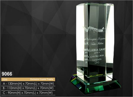 Crystal Trophy 9066