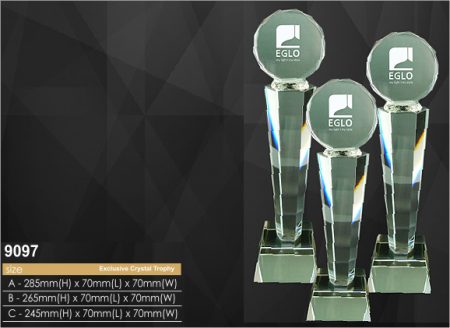 Crystal Trophy 9097