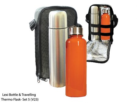 Thermo flask & bottle set