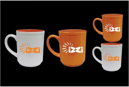 Two Tone Mug Orange & White