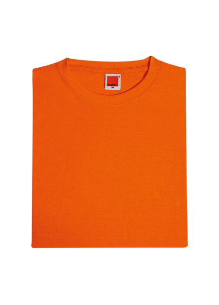 100% Cotton Round Neck Plain T-shirt CT53 - Orange