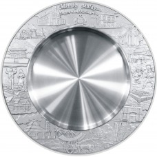 Pewter Tray - (3D) Melaka cultural scenes & buildings