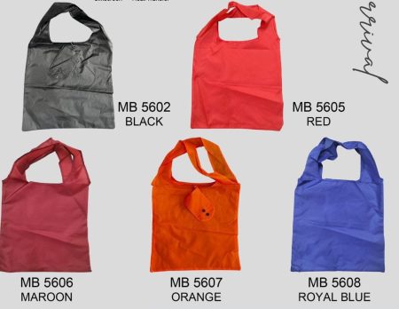 FOLDABLE SHOPPING BAG -NYLON -36CM (L) X 34CM(H)